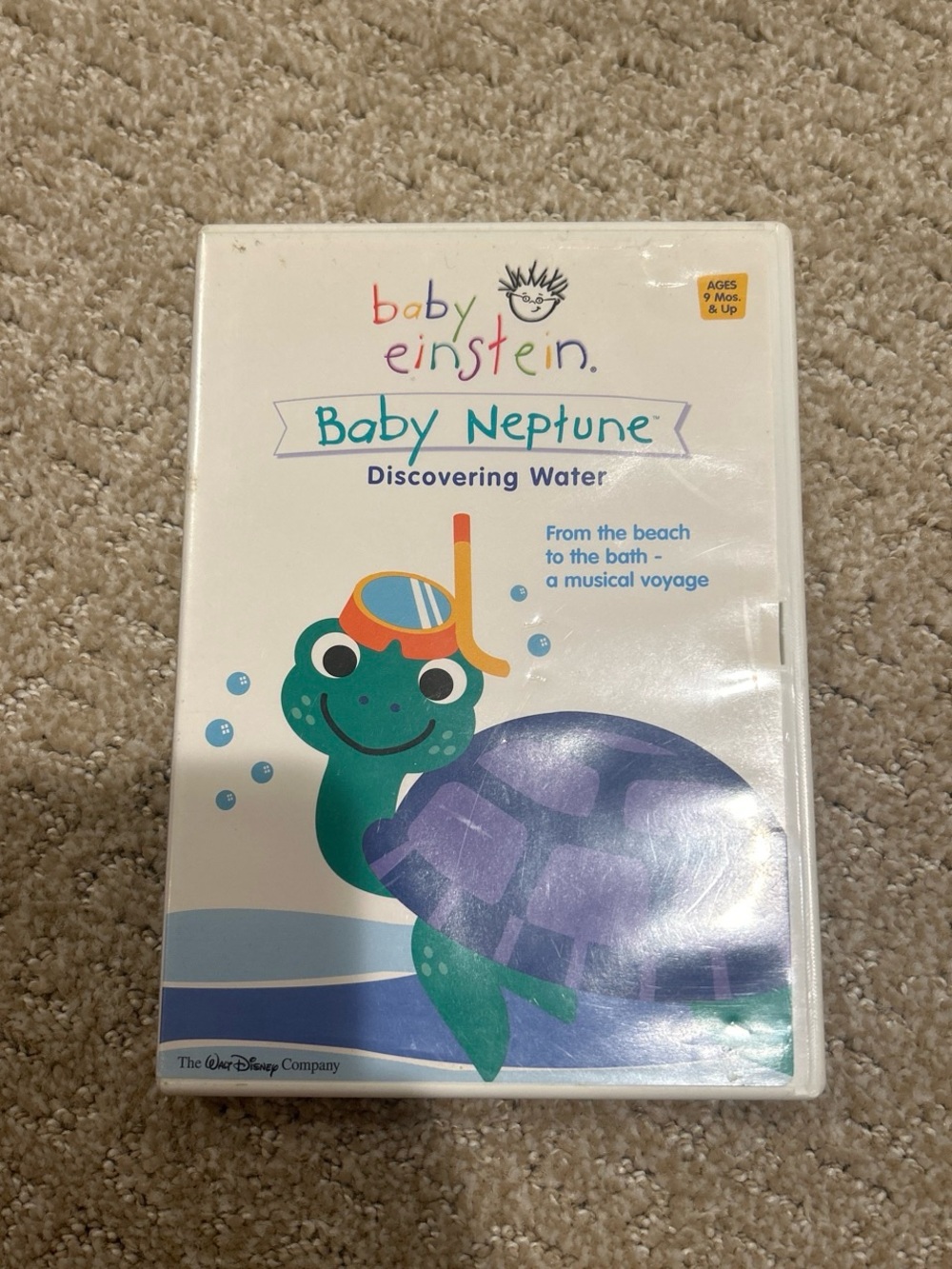 Baby Neptune Kids Swim Turtle DVD - Green & Purple